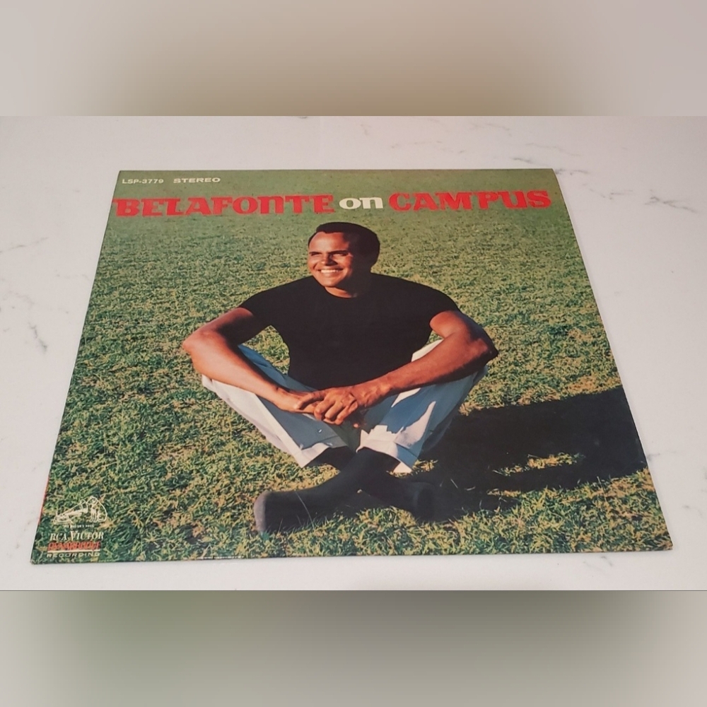 BOGO Harry Belafonte On Campus Vinyl Record LP RCA Victor Vintage Album Rare
